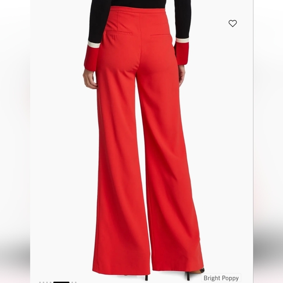 ALICE & OLIVIA high waisted wide leg pant - size 8 - Picture 3 of 15